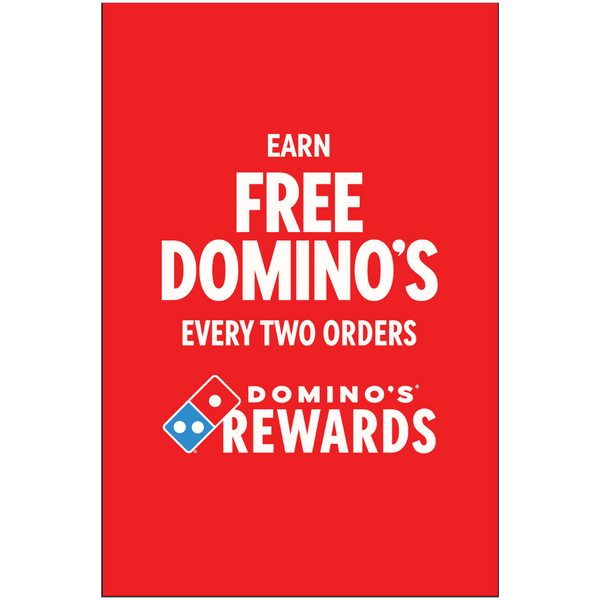 Domino's Rewards - Window Graphic | DDDomino's