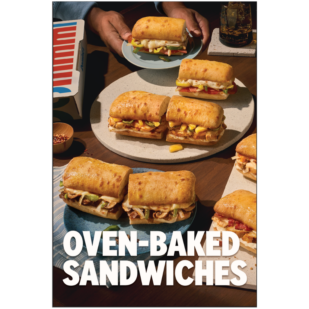Oven Baked Sandwiches - Window Graphic