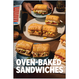 Oven Baked Sandwiches - Window Graphic