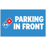 "Parking In Front" Banner