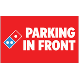 "Parking In Front" Banner