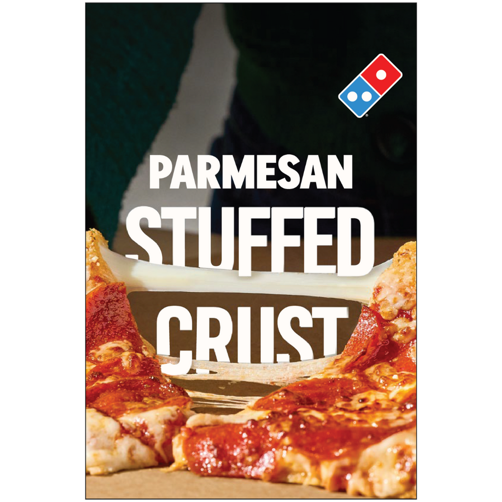 Parmesan Stuffed Crust - Window Graphic