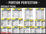 24" x 18" Portion Chart Sign Pack