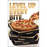 Level Up Every Bite - Window Graphic