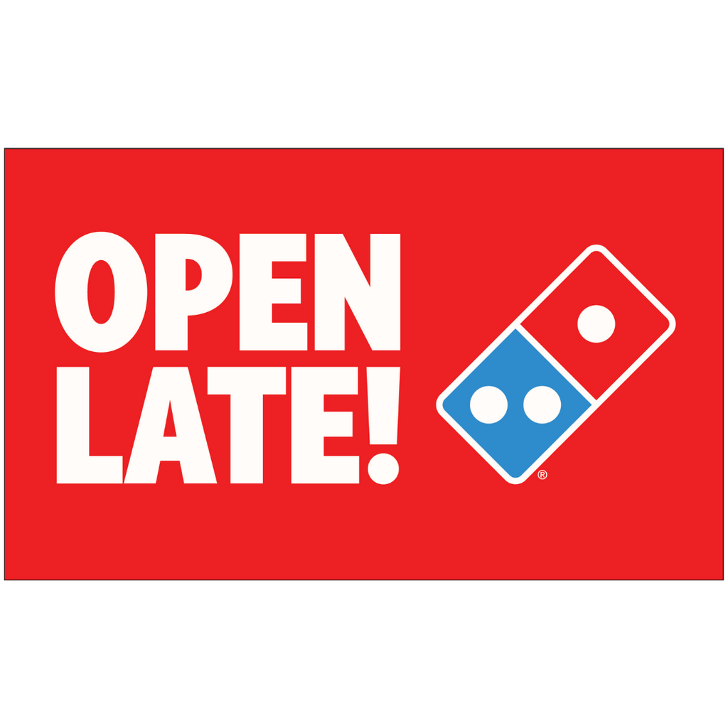 "Open Late" Banner