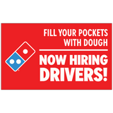 "Now Hiring Drivers" Banner