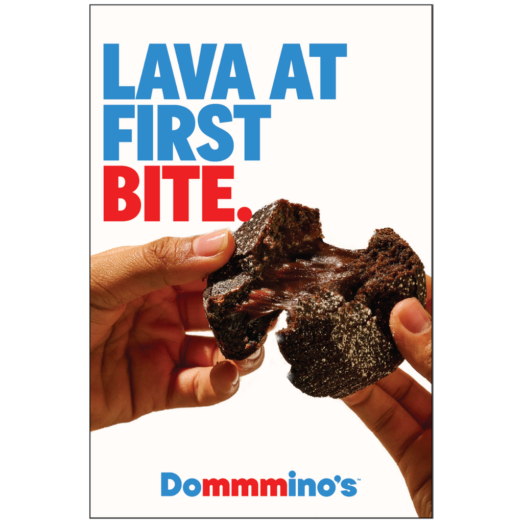 Lava at First Bite - Window Graphic