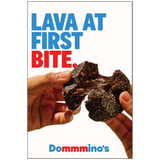 Lava at First Bite - Window Graphic