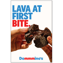 Lava at First Bite - Window Graphic