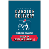 "Carside Delivery" Window Cling - MESH