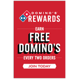 "Domino's Rewards" Window Cling
