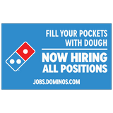 "Now Hiring All Positions" Banner
