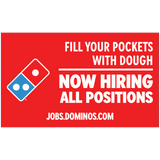 "Now Hiring All Positions" Banner