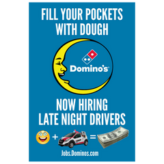 "Fill Your Pockets With Dough" Window Cling - MESH