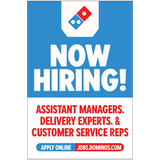 Now Hiring - Managers, Drivers, and CSR Reps - Window Graphic