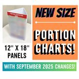 3-Sided Portion Chart - 12" x 18"