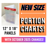 3-Sided Portion Chart - 12" x 18"