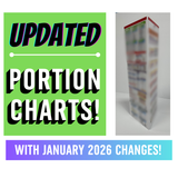 3-SIDED PORTION CHART - 9" X 27"