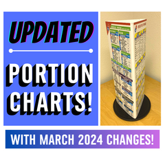 3-SIDED PORTION CHART - 9" X 27"
