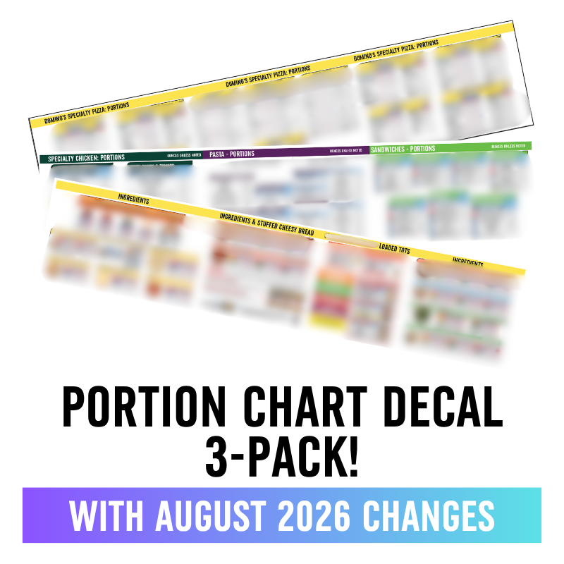 Portion Chart Decal Pack