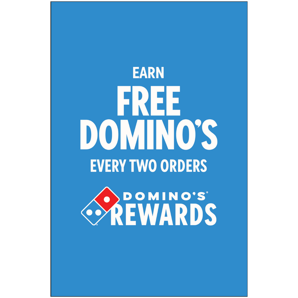 Domino's Rewards - Window Graphic