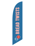 One-Sided Blue Bread Twists Flag