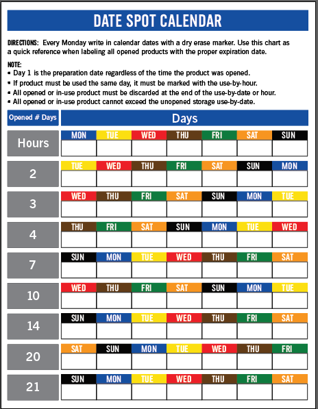 Date Spot Calendar