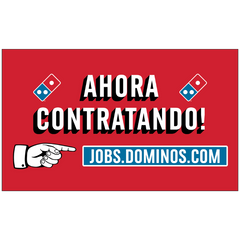 "Ahora Contratando" - "Now Hiring" - Banner