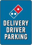 Delivery Driver Parking - Parking Lot Pole Signs - 10 x 14