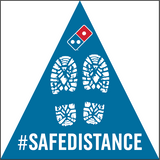 Safe Distance Decal 20-Pack