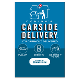 "Carside Delivery" Sidewalk Sign - With Instructions - Sign Only