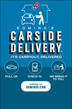 "CARSIDE DELIVERY" SIDEWALK SIGNS - WITH INSTRUCTIONS
