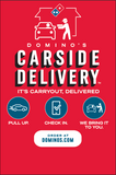 "CARSIDE DELIVERY" SIDEWALK SIGNS - WITH INSTRUCTIONS