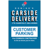 Carside Delivery - Customer Parking - Sign Only