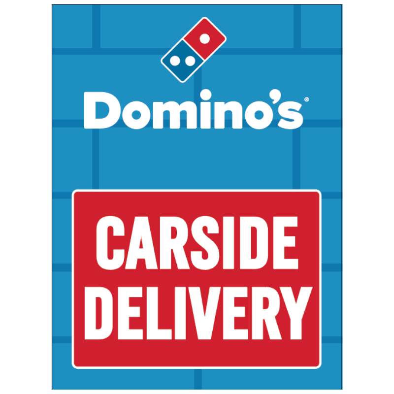 CARSIDE DELIVERY WINDOW CLINGS