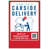 Carside Delivery - With QR Code - Sign Panel Only