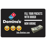 10x15 "Fill Your Pockets With Dough" Emoji Counter Mat 4-Pack