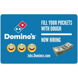 10x15 "Fill Your Pockets With Dough" Emoji Counter Mat 4-Pack