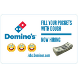 10x15 "Fill Your Pockets With Dough" Emoji Counter Mat 4-Pack