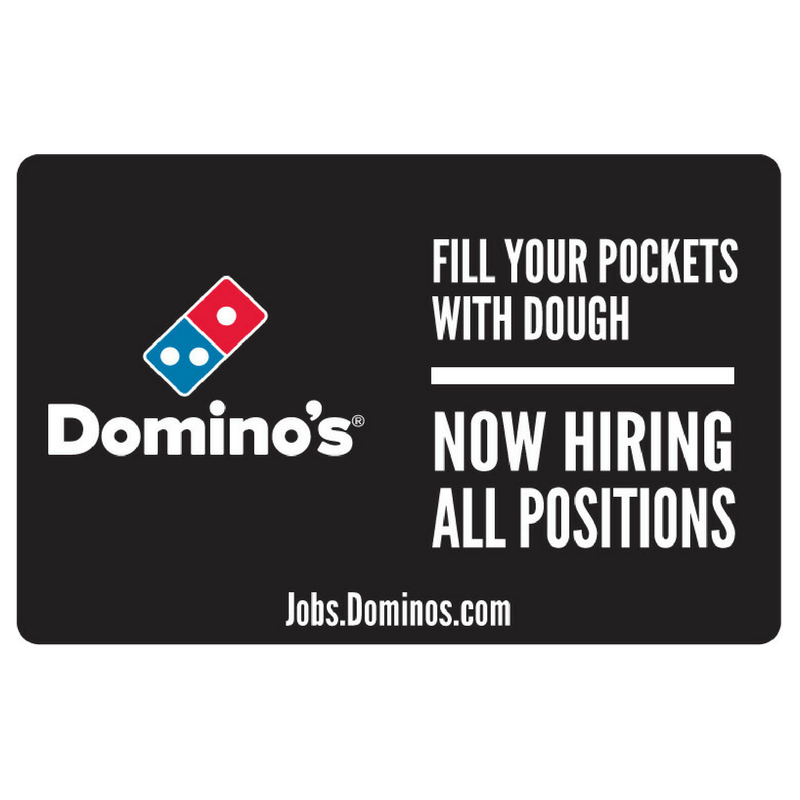 12x18 "Now Hiring All Positions" Counter Mat 4-Pack