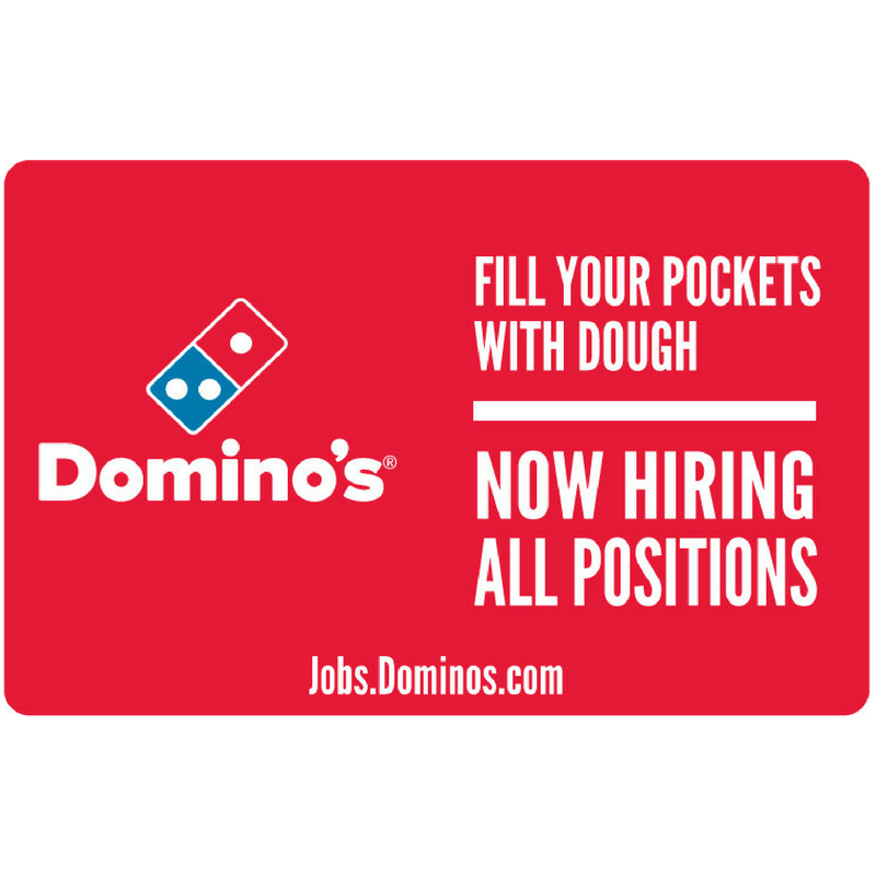 10x15 "Now Hiring All Positions" Counter Mat 4-Pack