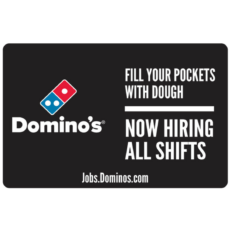 12x18 "Now Hiring All Shifts" Counter Mat 4-Pack