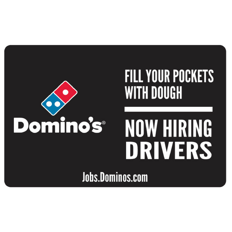 11x17 "Now Hiring Drivers" Counter Mat 4-Pack