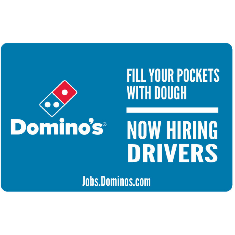 12x18 "Now Hiring Drivers" Counter Mat 4-Pack