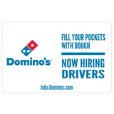 12x18 "Now Hiring Drivers" Counter Mat 4-Pack