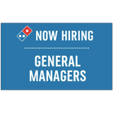 "Now Hiring General Managers" Banner
