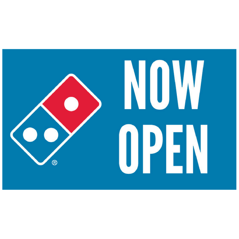 "Now Open" Banner