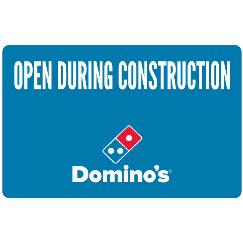 "Open During Construction" Banner