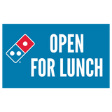 "Open For Lunch" Yard Sign