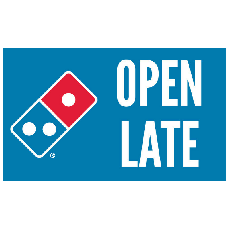 "Open Late" Yard Sign